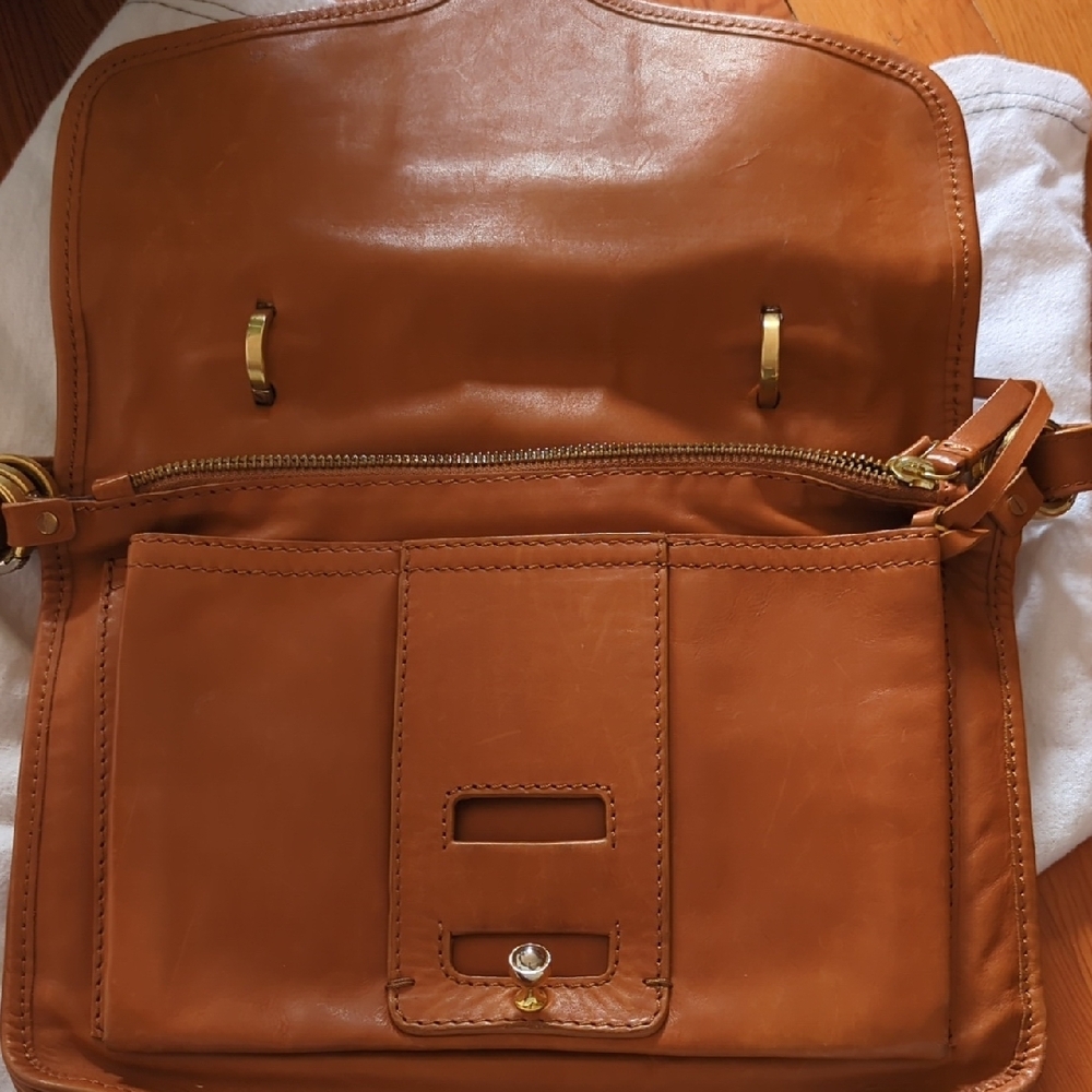 Opening Ceremony Tan Leather Satchel Bag - Picture 2 of 16